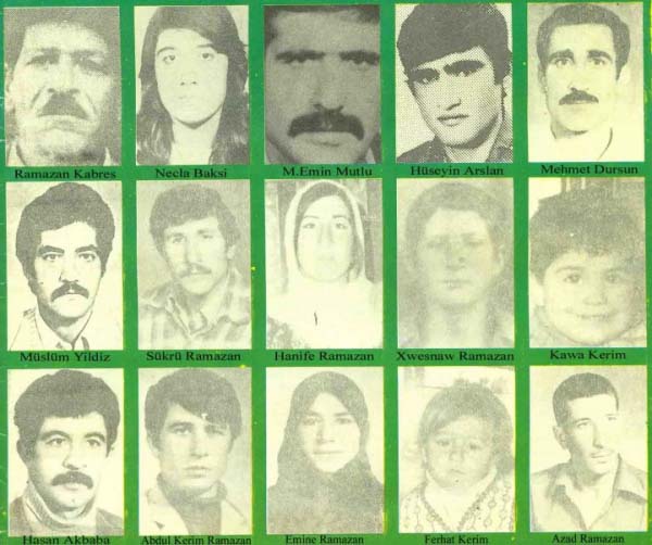 12 Aralık 1980 yılında Sömürgeci-İşgalcı T.C'nin Vahşice Katlettiği KAWA Hareketi Kadrolari ve Taraftarları Anısına (Video)